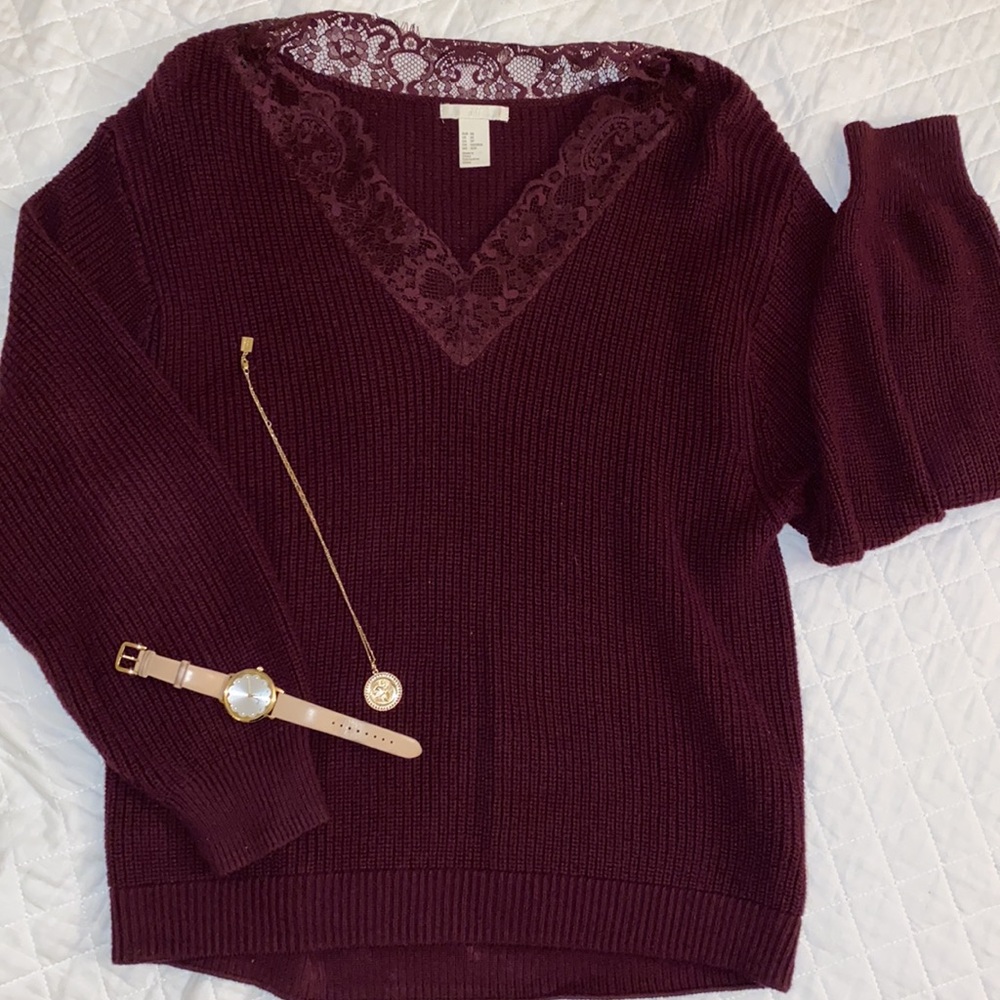 Knit Lace Sweater